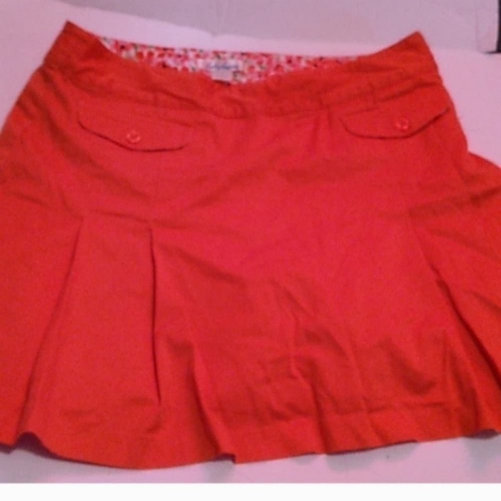 lady Hagen pink/organe golf skort #pockets size 8